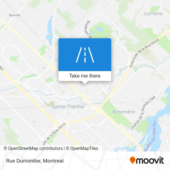 Rue Dumontier map