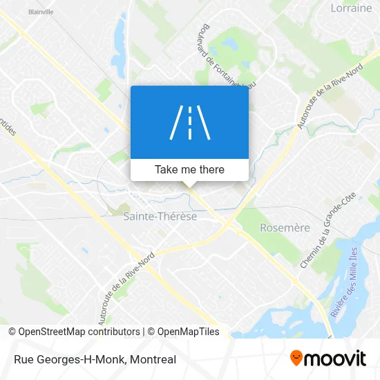 Rue Georges-H-Monk map