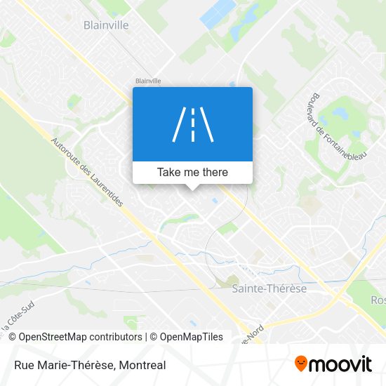 Rue Marie-Thérèse map