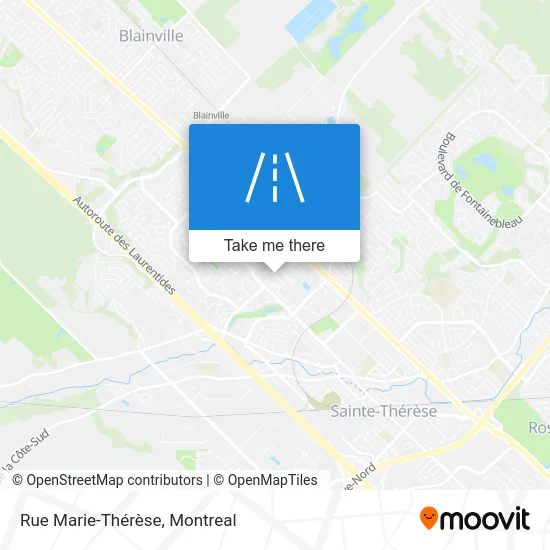 Rue Marie-Thérèse map