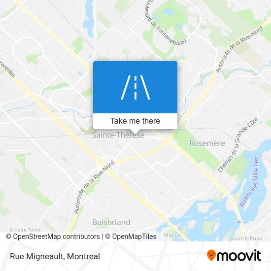Rue Migneault map