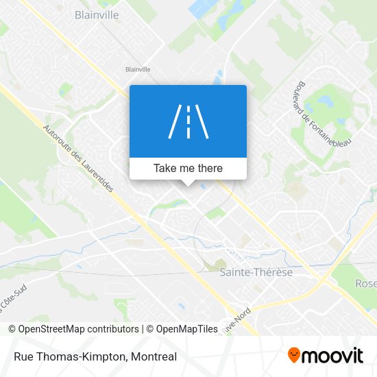 Rue Thomas-Kimpton map