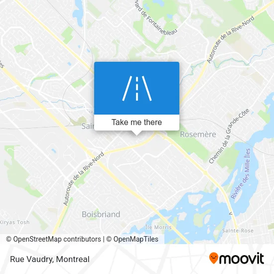 Rue Vaudry map