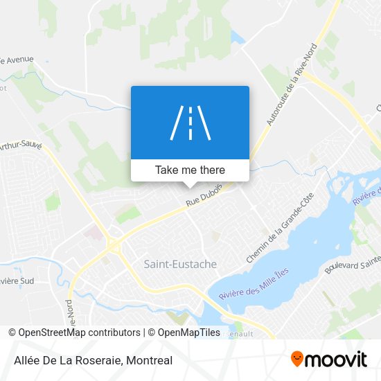 Allée De La Roseraie map