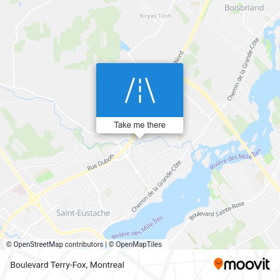 Boulevard Terry-Fox map