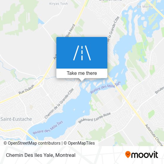 Chemin Des Iles Yale map