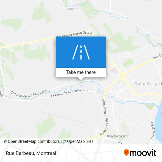 Rue Barbeau map
