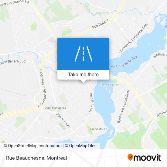 Rue Beauchesne map