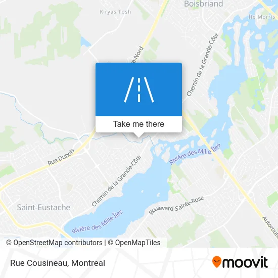 Rue Cousineau map