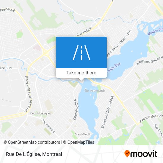 Rue De L'Église map