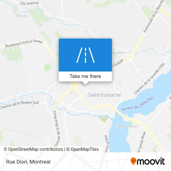 Rue Dion map