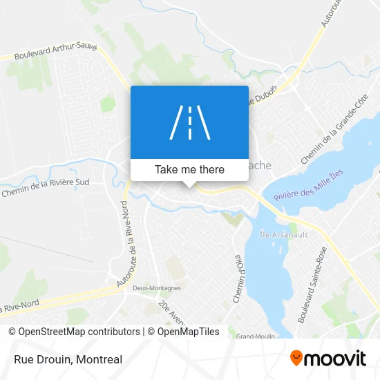 Rue Drouin map