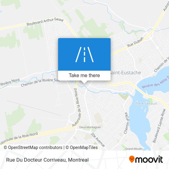 Rue Du Docteur Corriveau map