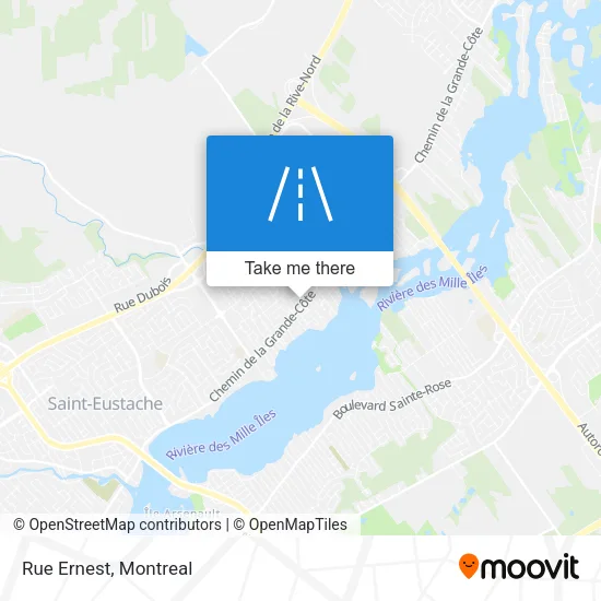 Rue Ernest map