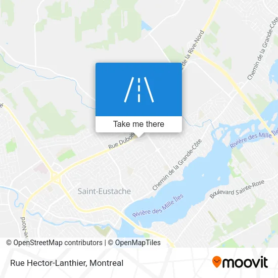 Rue Hector-Lanthier map