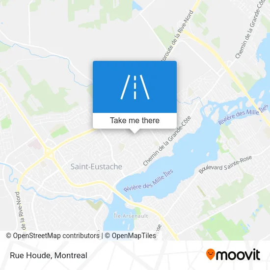 Rue Houde map