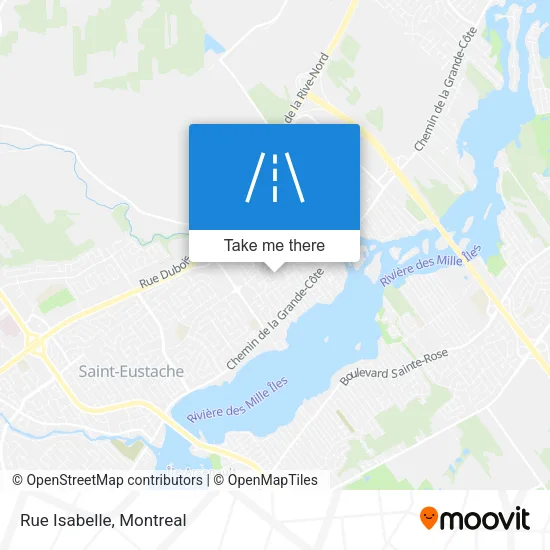 Rue Isabelle map
