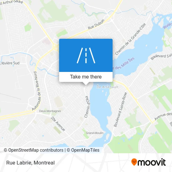 Rue Labrie map