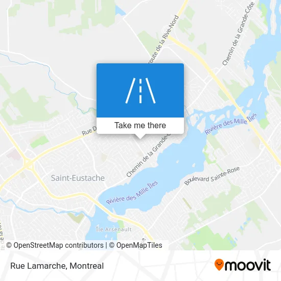 Rue Lamarche map