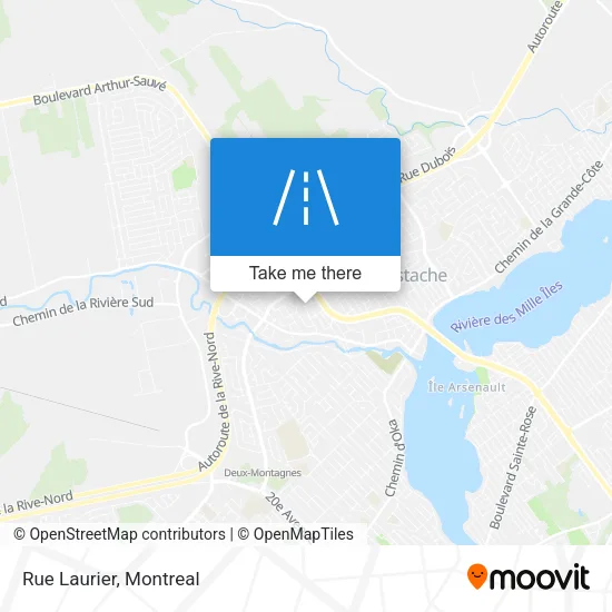 Rue Laurier map