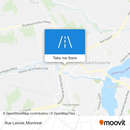 Rue Lavoie map