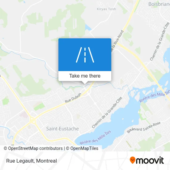 Rue Legault map