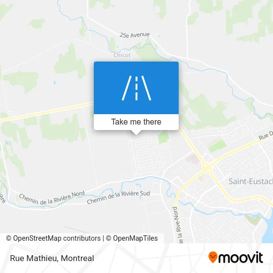 Rue Mathieu map