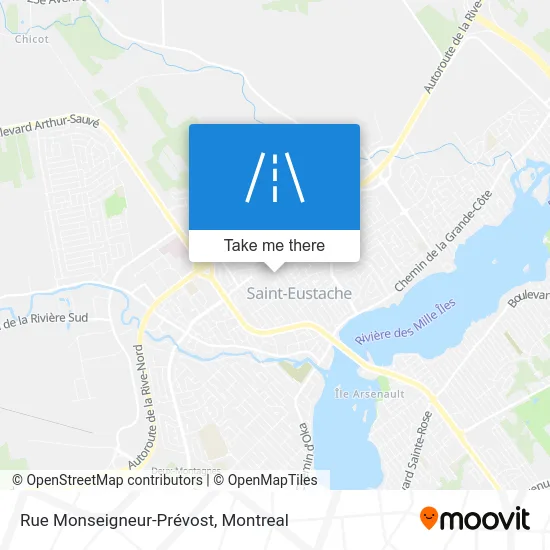 Rue Monseigneur-Prévost map