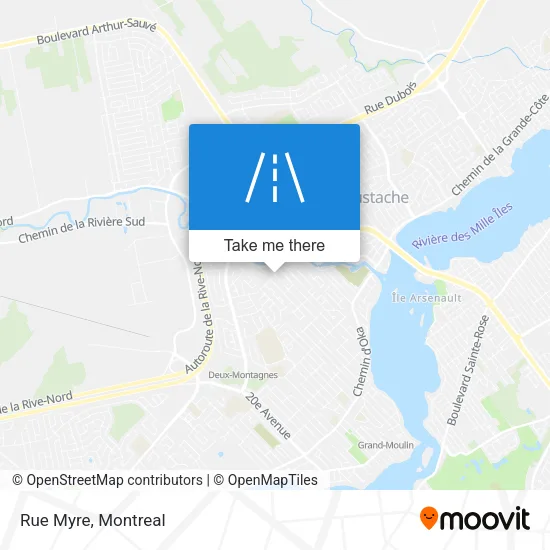 Rue Myre map