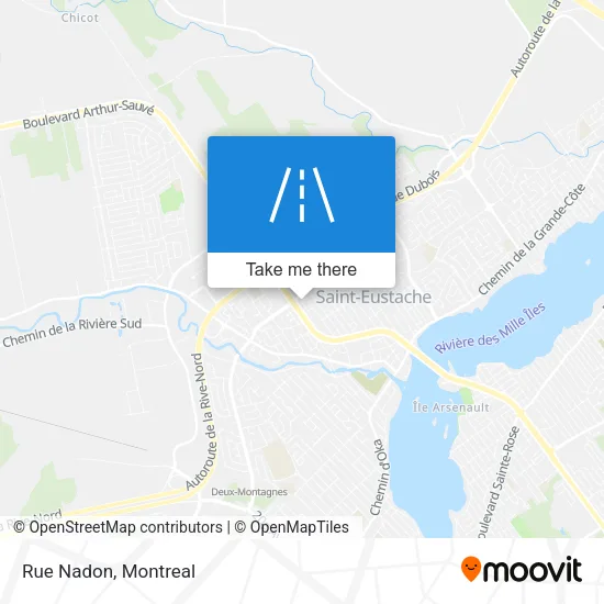 Rue Nadon map