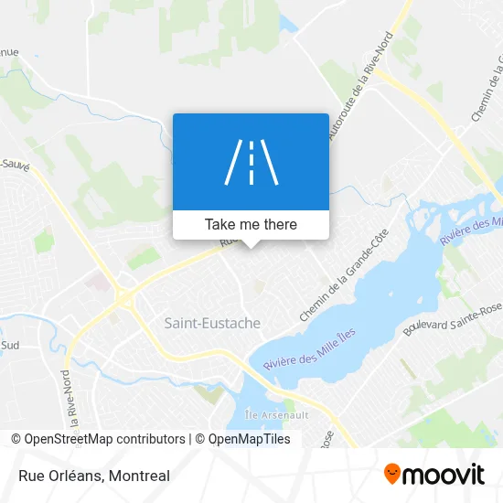Rue Orléans map