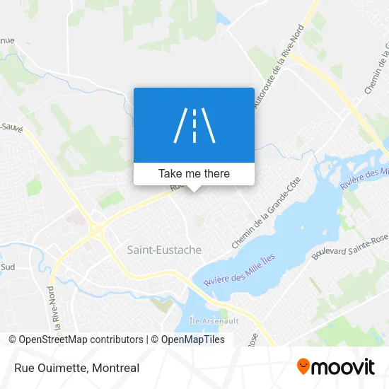 Rue Ouimette map