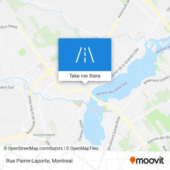 Rue Pierre-Laporte map