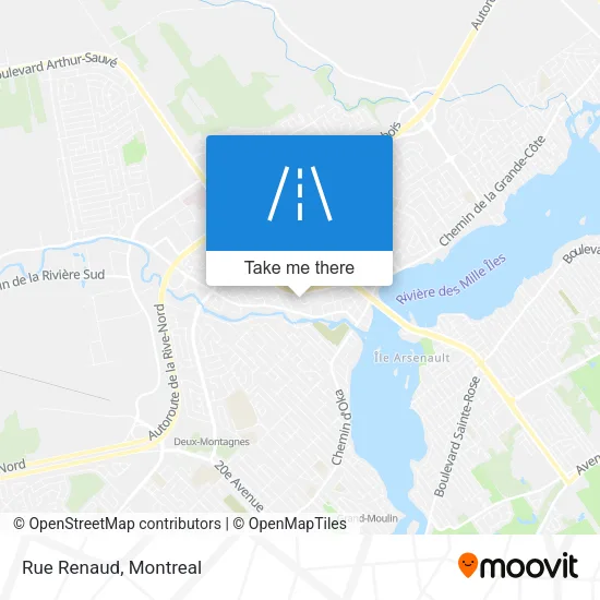 Rue Renaud map