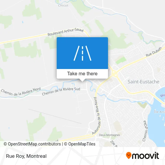 Rue Roy map