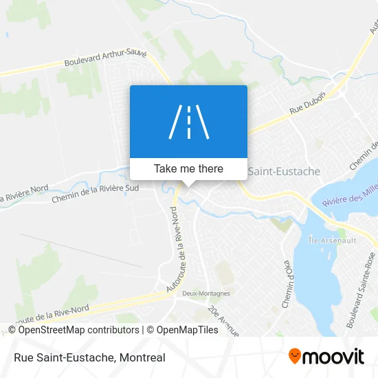 Rue Saint-Eustache map