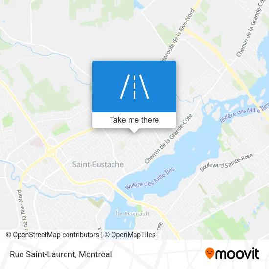 Rue Saint-Laurent map