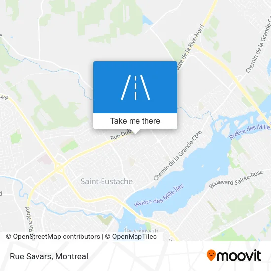 Rue Savars map