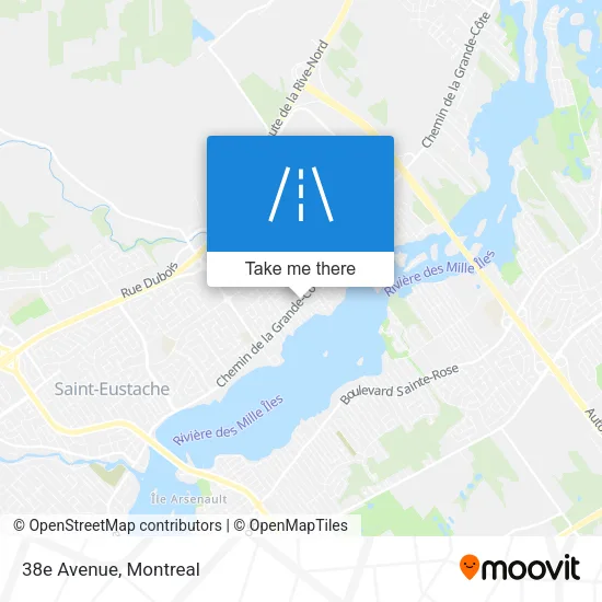 38e Avenue map