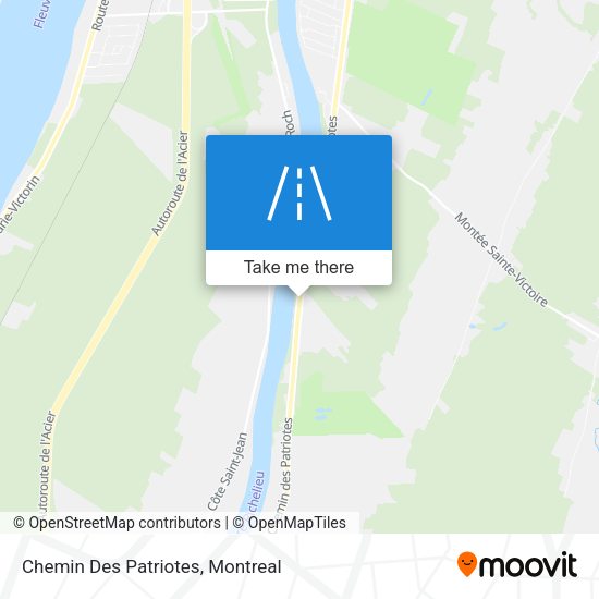 Chemin Des Patriotes map