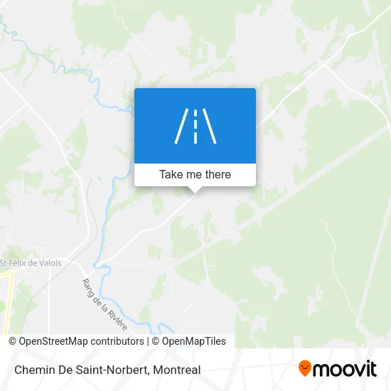 Chemin De Saint-Norbert map