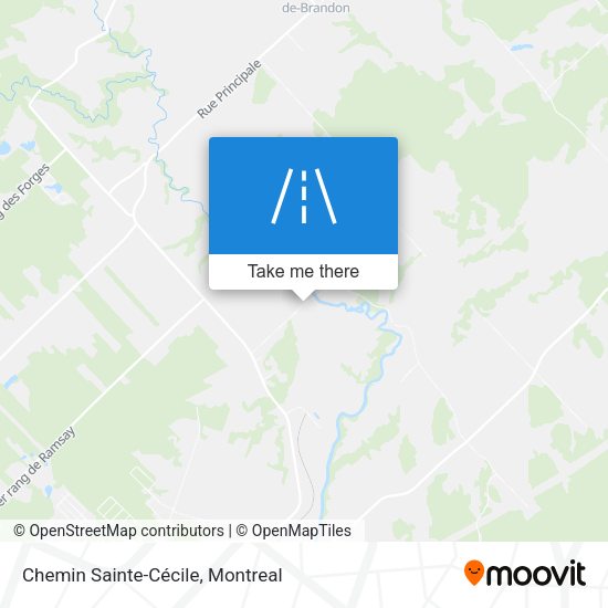 Chemin Sainte-Cécile map