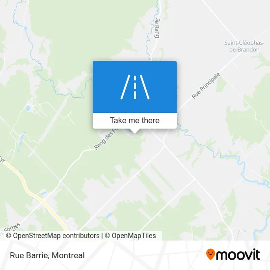 Rue Barrie map