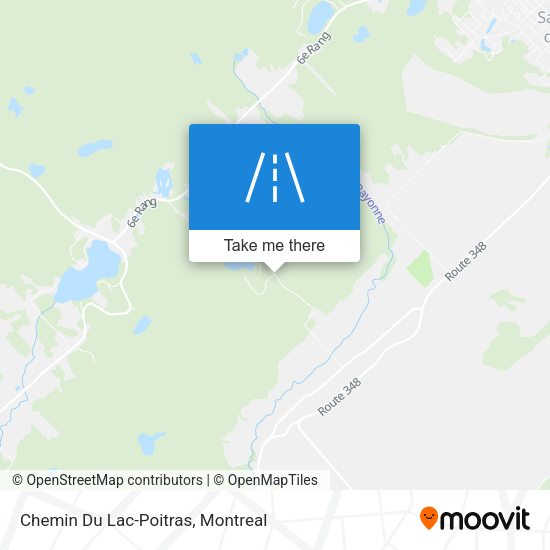 Chemin Du Lac-Poitras map