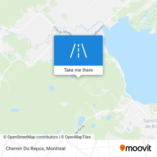 Chemin Du Repos map