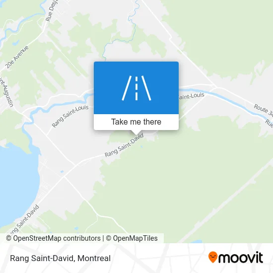 Rang Saint-David map