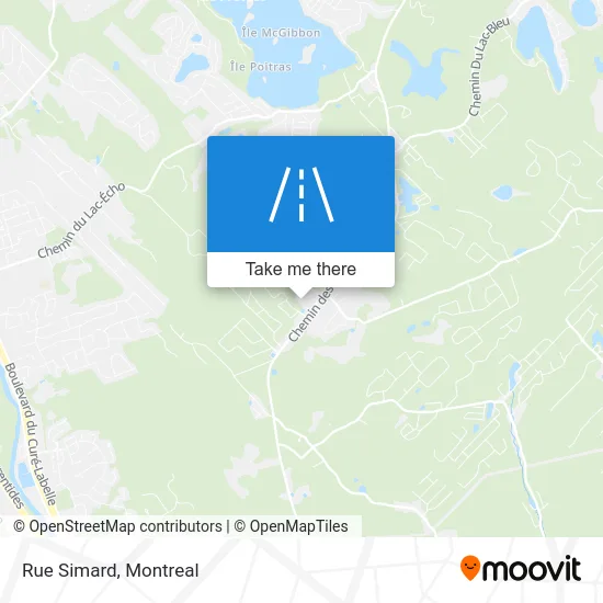 Rue Simard map