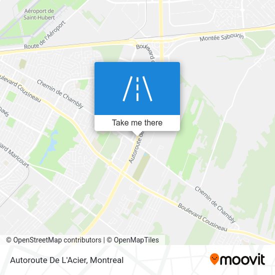 Autoroute De L'Acier map
