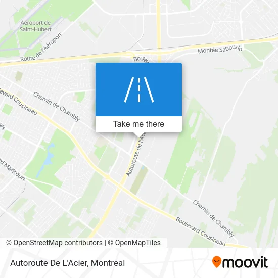 Autoroute De L'Acier map