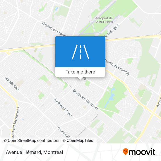 Avenue Hémard map
